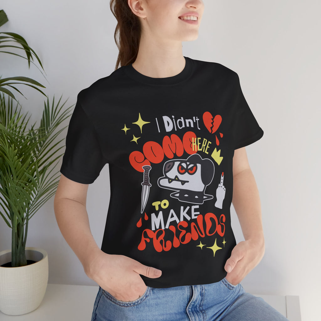 No New Friends Tee